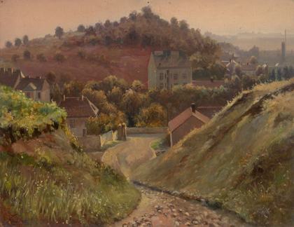 Vrch Bohdalec v Michli, 1917