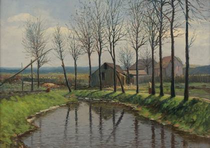 Botič mezi Michlí a Záběhlicemi, 1925