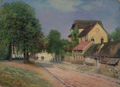 Pohled z Velké Chuchle, 1922